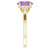 14K Gold Natural Amethyst & 1/4 CTW Natural Diamond Ring