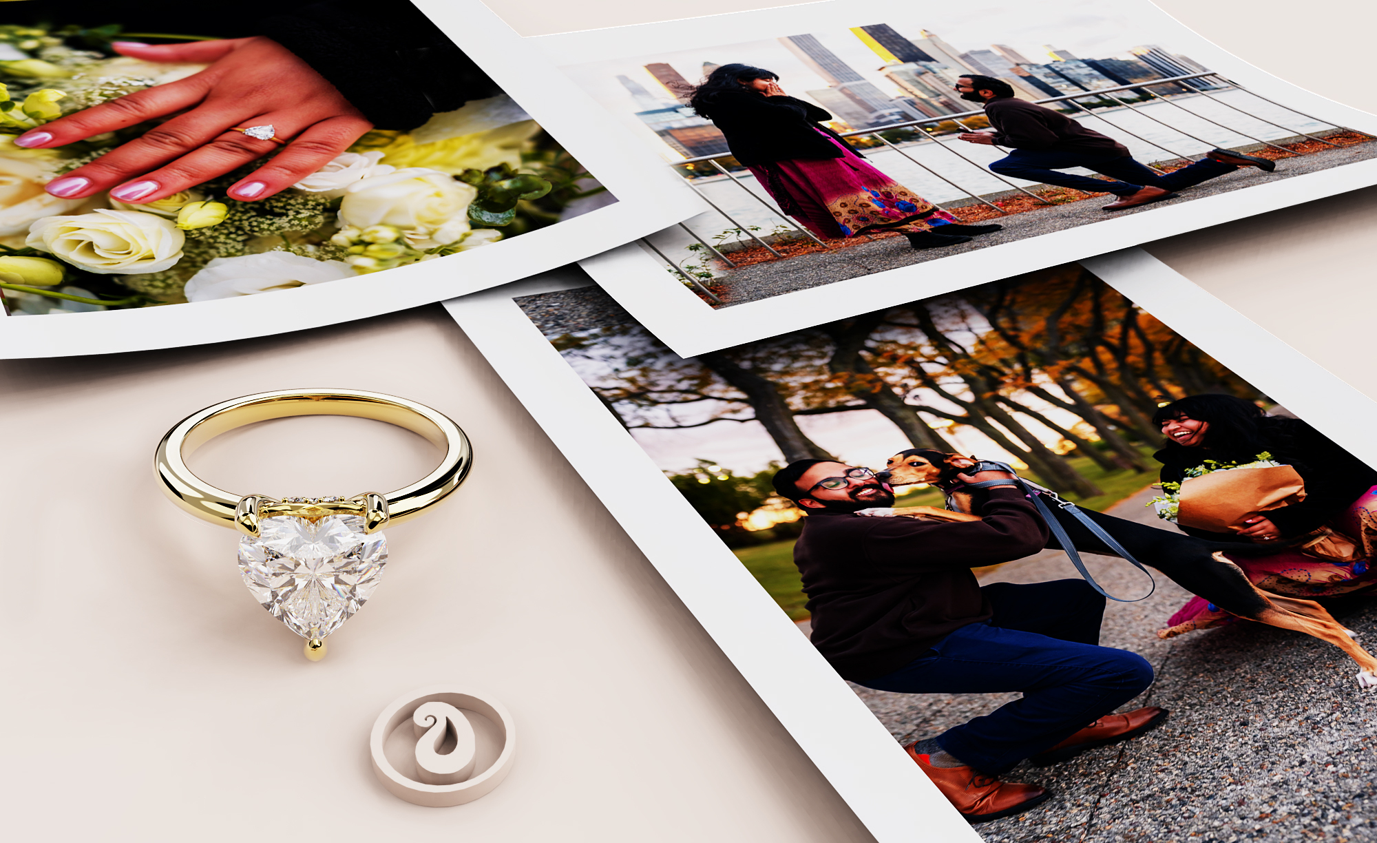 Custom engagement ring Chicago