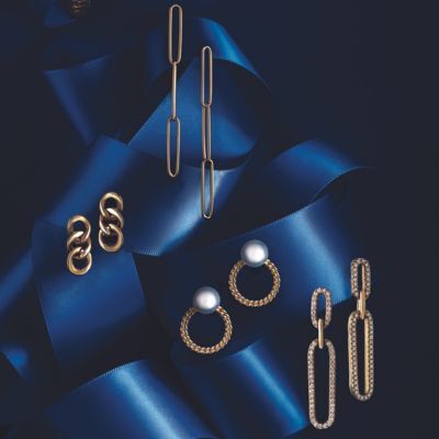 Diamond earrings Chicago jeweler