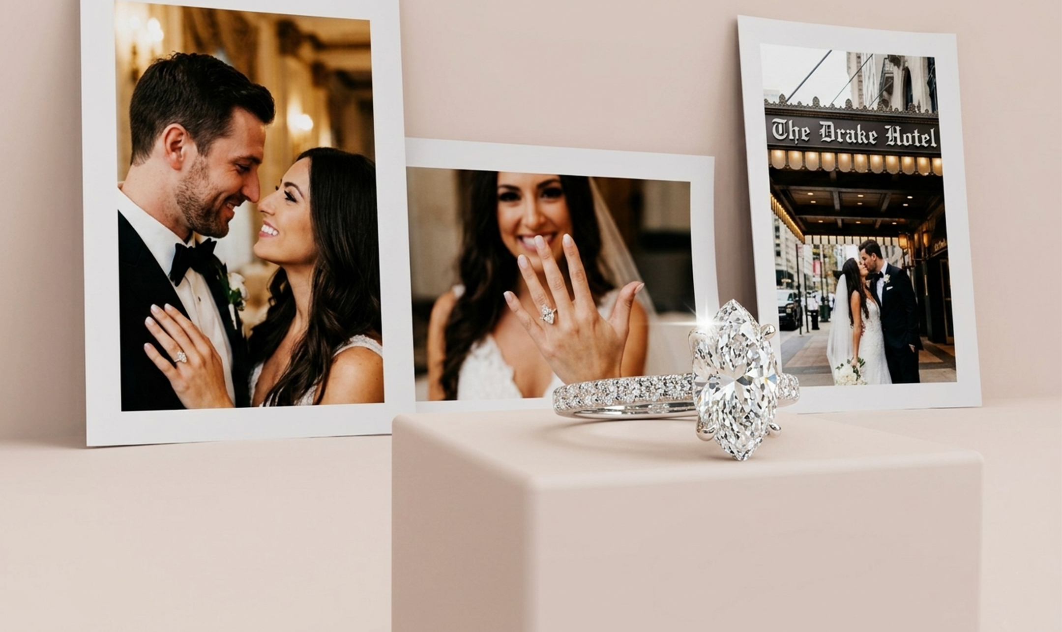 Custom engagement and wedding rings by Wedding Bands & Co in Chicago