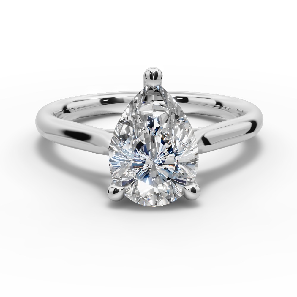 Solitaire engagement ring Chicago