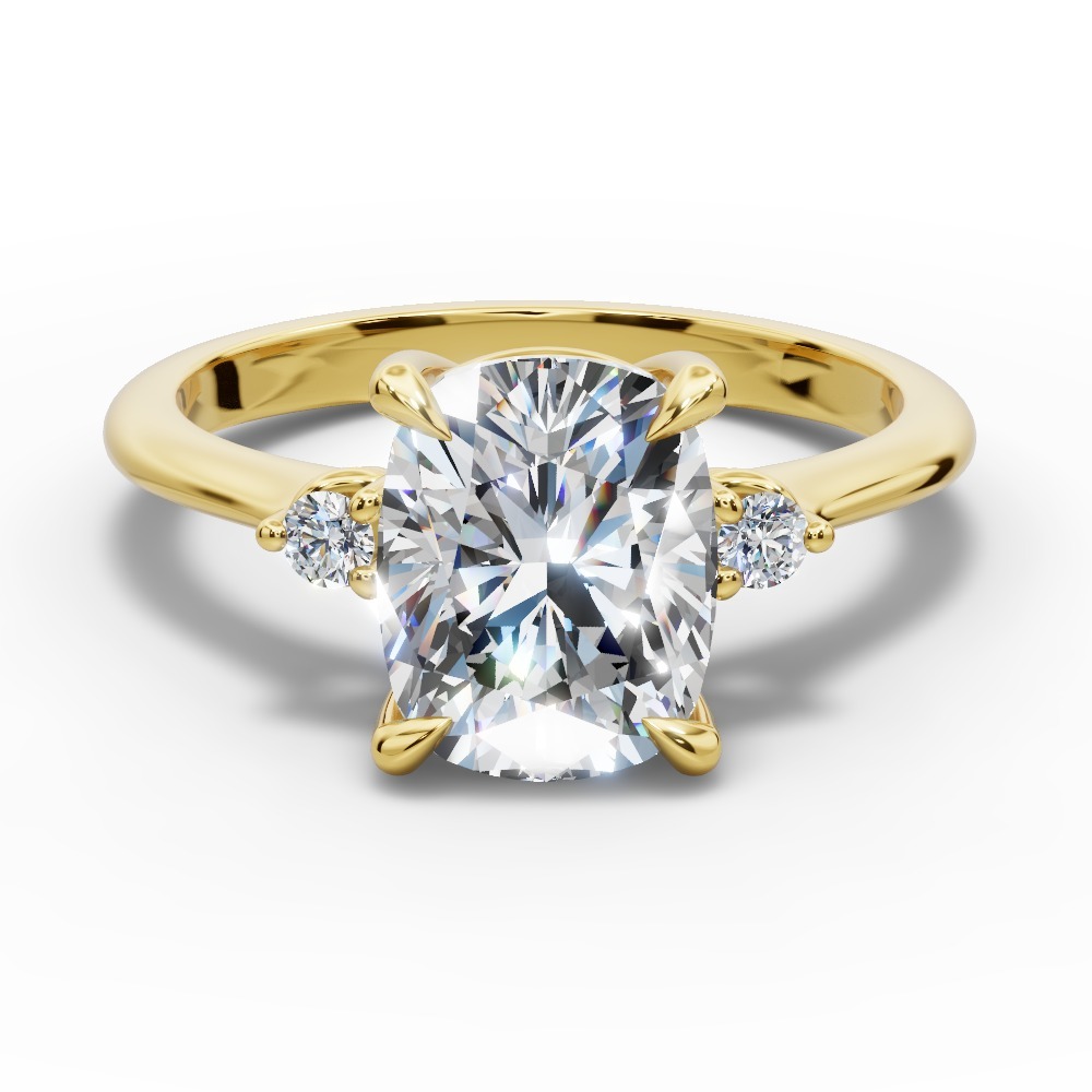 Three stone engagement ring Chicago