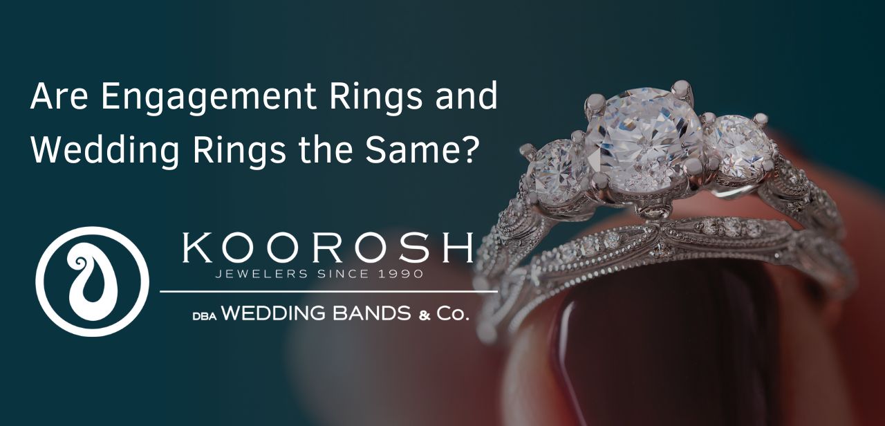 Are Engagement Rings and Wedding Rings the Same? Wedding Bands & Co.