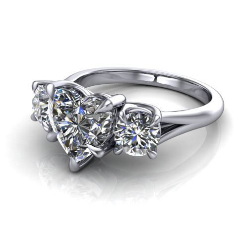 Jasmine Heart Wedding Bands1