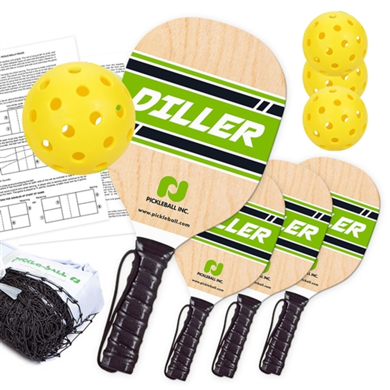 Diller Set four wood (poles not included