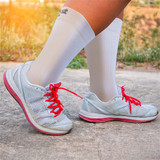 OS1st WP4Plus Wide Crew Socks  are available in either black or white, and in sizes small through 2XLarge.