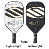 AMPED Omni X5 FiberFlex Paddle, choose from blue, red, purple, lime green or regal.