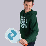 Heritage Pickle-ball Groovy Front Logo Hoodie - Unisex