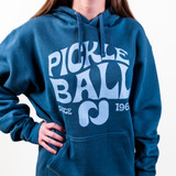 Heritage Pickle-ball Groovy Front Logo Hoodie - Unisex