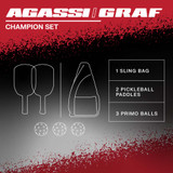 JOOLA Agassi / Graf Champion Pickleball Set