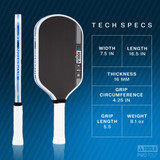 JOOLA Ben Johns Hyperion Pro IV 16mm  Pickleball Paddle