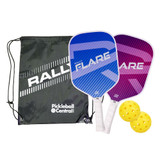 Rally Flare 2 paddle bundle with Blue and Purple