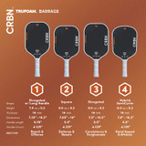 CRBN3 TruFoam Barrage Pickleball Paddle