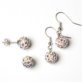Pickleball Pizzazz Earrings, choose from several color and drop or stud style