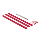 Diadem Icon V2 Paddle Edge Guard Kit including three rubber bumpers, 16 pins, and installation tool. Available in 7 colors.