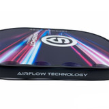 Oneshot Aero Proshot Paddle with a polypropylene core, textured graphite face, and classic shape. Available in Black Nightlight color.