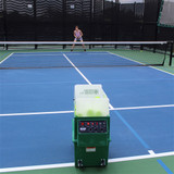 The Pickleball Tutor Plus can deliver balls with spin and a rapid-fire rate of one ball per second.