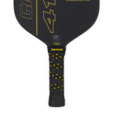 GAMMA 412 Composite paddle features the GAMMA logo and "412" in gold font that pops against a black background