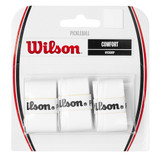 Wilson Pickleball Comfort Overgrip, available in black or white. Package of 3