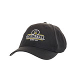 Performance Cap with embroidered pickleball logo, navy, gray or putty