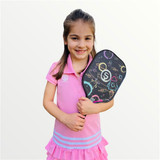 OneShot Pickleball JuniorShot Series Paddle with a chalkboard face, available for Toddlers and Children.