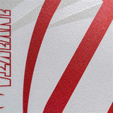 The Selkirk VANGUARD Power Air Invikta Paddle is available in white, with your choice of red or black accent color options, and one weight. Features aerodynamic opening in the throat, and Selkirk logo and model name across the textured paddle face.