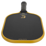 Electrum Pro II Graphite Pickleball Paddle, polymer core and raw carbon fiber face . Wide, textured surface and medium weight. Available in black.