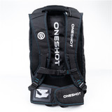 The OneShot Pro Pickleball Bacpack 2.0 offers multiple compartments, including a ventilated compartment for clothing or shoes.