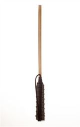 The Rally Meister wood paddle is cut from white maple with a high quality perforated, black cushion grip. Colorful orange and blue graphics are protected with satin varnish.