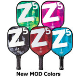 Graphite Z5 Paddle, eye-catching design in eight colors options, black cushion grip