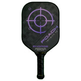 The Poach Infinity EX Composite Pickleball Paddle paddle by Engage Pickleball is offered in blue, green, purple, and red colors, as well as two weight ranges.