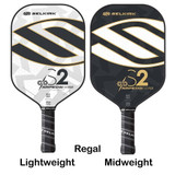 AMPED S2 X5 FiberFlex Paddle, choose from red, purple, blue, gold, or regal.