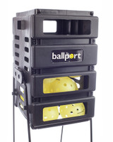 Ballport Ball Pick Up, modified for use with pickleballs, use as a pick-up tool or a stand.