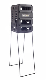 Ballport Ball Pick Up, modified for use with pickleballs, use as a pick-up tool or a stand.