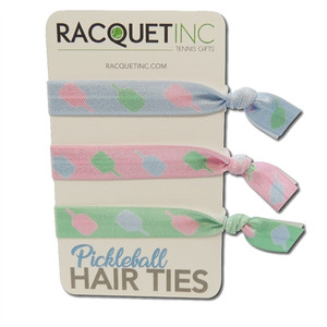 Pickleball Hair Ties package of 3
