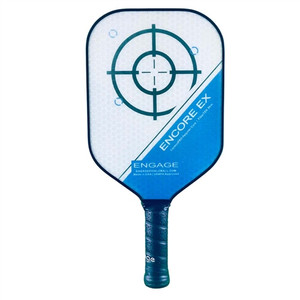 The Encore EX Paddle by Engage Pickleball is offered in blue, purple, and red color options, as well as two weight options per color.