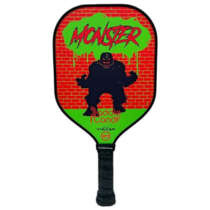 Paddle Candy Monster Paddle featuring a spooky shadow looming in front of a striking background with "Monster" name at the top.