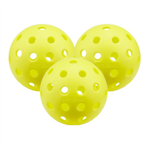 HEAD Pro Penn 40 Outdoor Pickleball in optic yellow featuring a Pro Penn logo