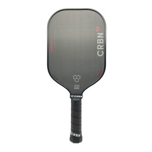 CRBN-1X Power Series Pickleball Paddle featuring a sleek dark grey and black design. Medium sized grip with circumference measuring 4.25 inches