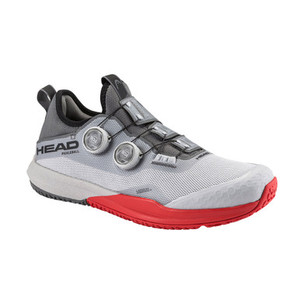 HEAD Motion Pro BOA Pickleball Shoe - Men's - Light Grey/Red