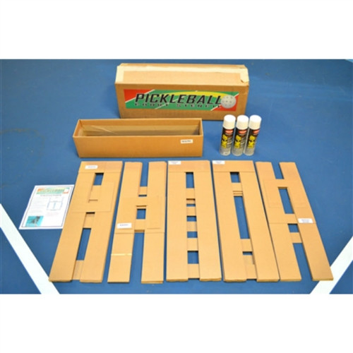 Pickleball Court Stencil, choose from white or black paint options