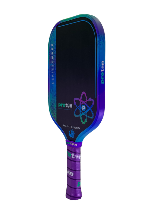 Proton Series Three Project Peacock 15mm Elongated Pickleball Paddle
