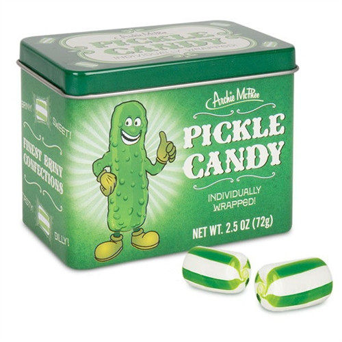 Pickle candy, makes a fun gag gift.