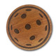 Birch wood pickleball drink coasters come 6 in a set, and are laser engraved with a pair of crossed paddles and a pickleball or a pickleball design, with a cork backing.