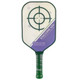 The Encore MX Elongated Paddle by Engage Pickleball is offered in blue, purple, and red color options, as well as two weight options per color.