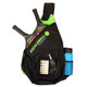 Spacious sling bag is available in three colors.