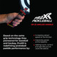 The ProXR Advantage Composite Pickleball Paddle features a black and white graphical design, and ergonomic XR-23 handle.
