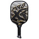 The ProXR Signature Graphite Pickleball Paddle features a gold and black graphic design, and the unique XR-23 angled handle cap design. Available in 3 weight options ranging from 8.2 ounces all the way up to 9.6 ounces.