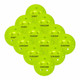 Vulcan VPRO Flight Outdoor Pickleball 12 pack, in high-visibility yellow.