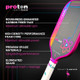 Proton Series Three Project Flamingo 13mm Widebody Pickleball Paddle
